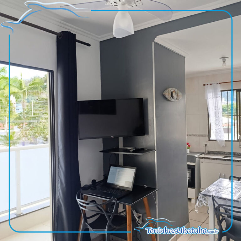 apartamento na praia das toninhas - sala 5