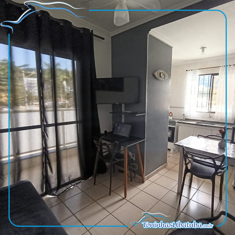 apartamento na praia das toninhas - sala 3