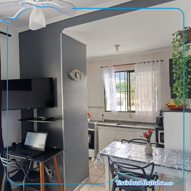 apartamento na praia das toninhas - sala 4