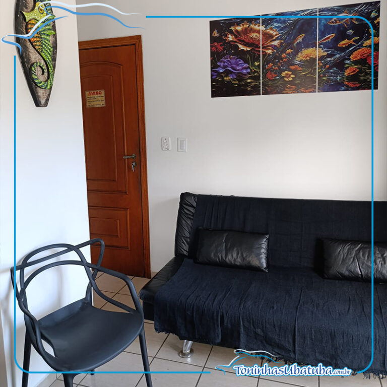apartamento na praia das toninhas - sala 1