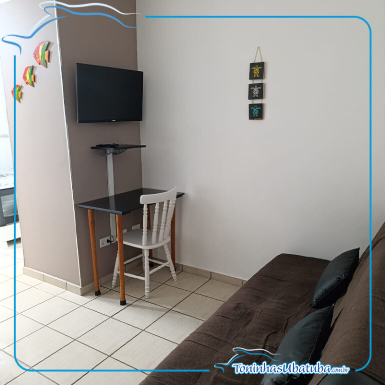 apartamento na praia das toninhas - sala 1